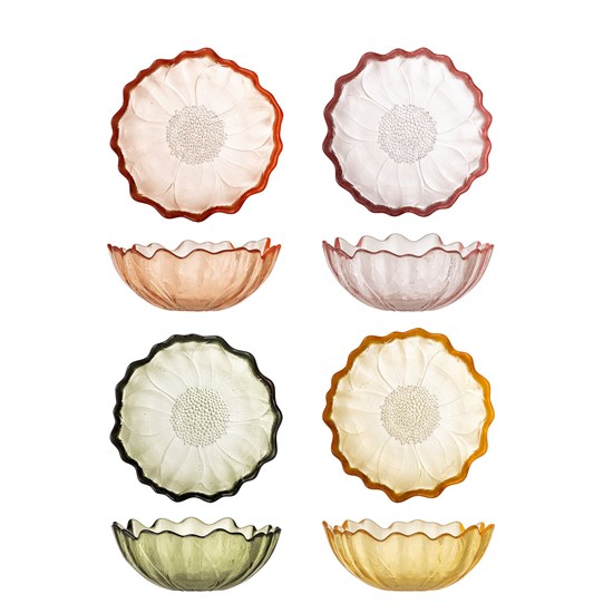 Sada 4 skleněných misek KANA 12 cm_2