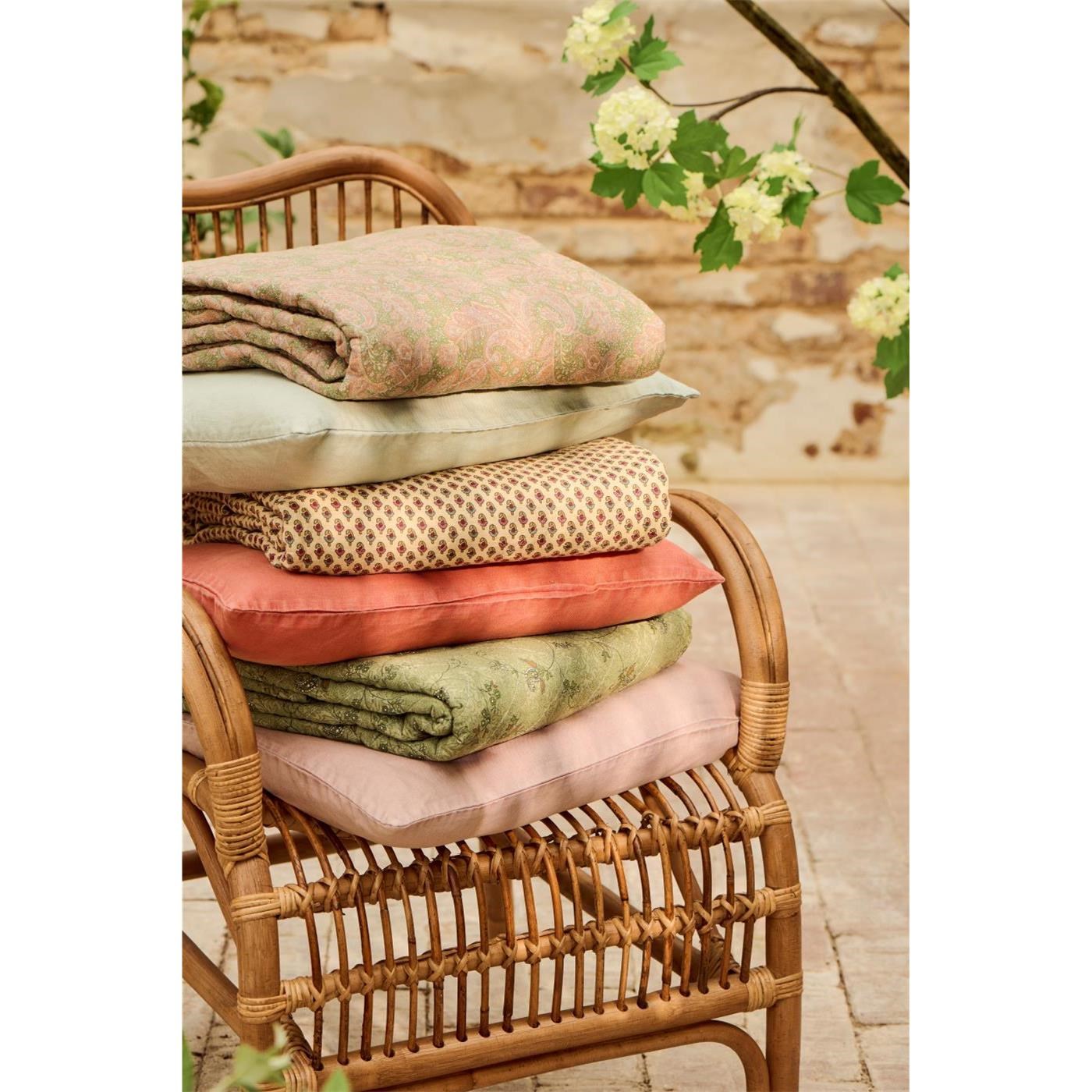 Lněný povlak na polštář Ib Laursen 50x50 cm dusty pink_1