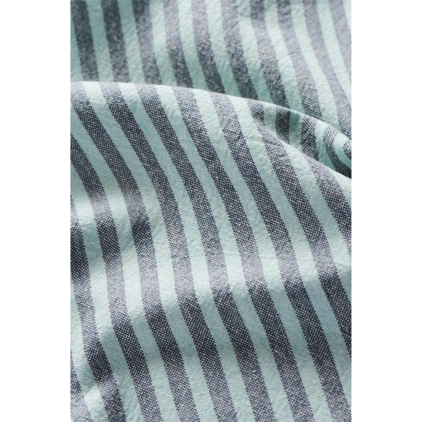 Kuchyňská utěrka Linea Ib Laursen 70x50 cm šedé a tyrkysové proužky_1
