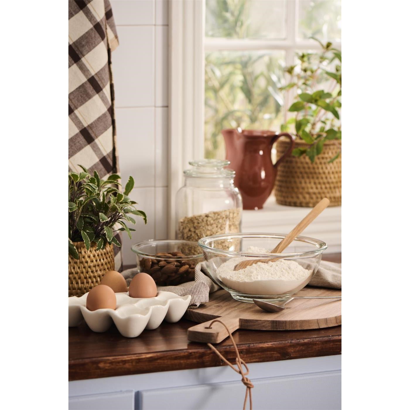 Keramická miska / plato na vajíčka 15x15 cm_2