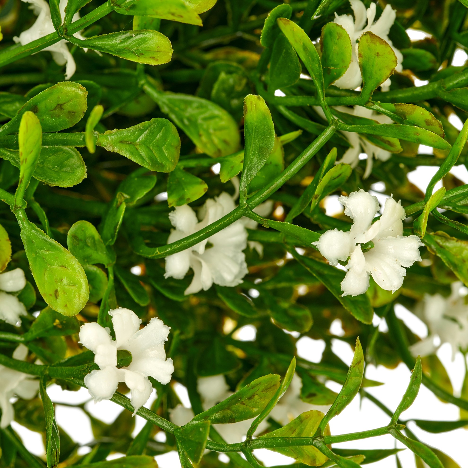 Lobelie věnec 35x35x8 cm, bílá_0