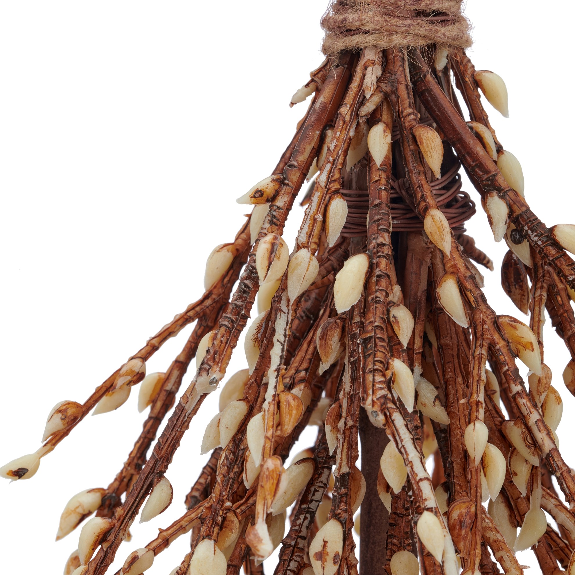 Stromek vrby s jehnědy 35 cm, přírodní, v černém plast.květináči 8x8x7 cm_0