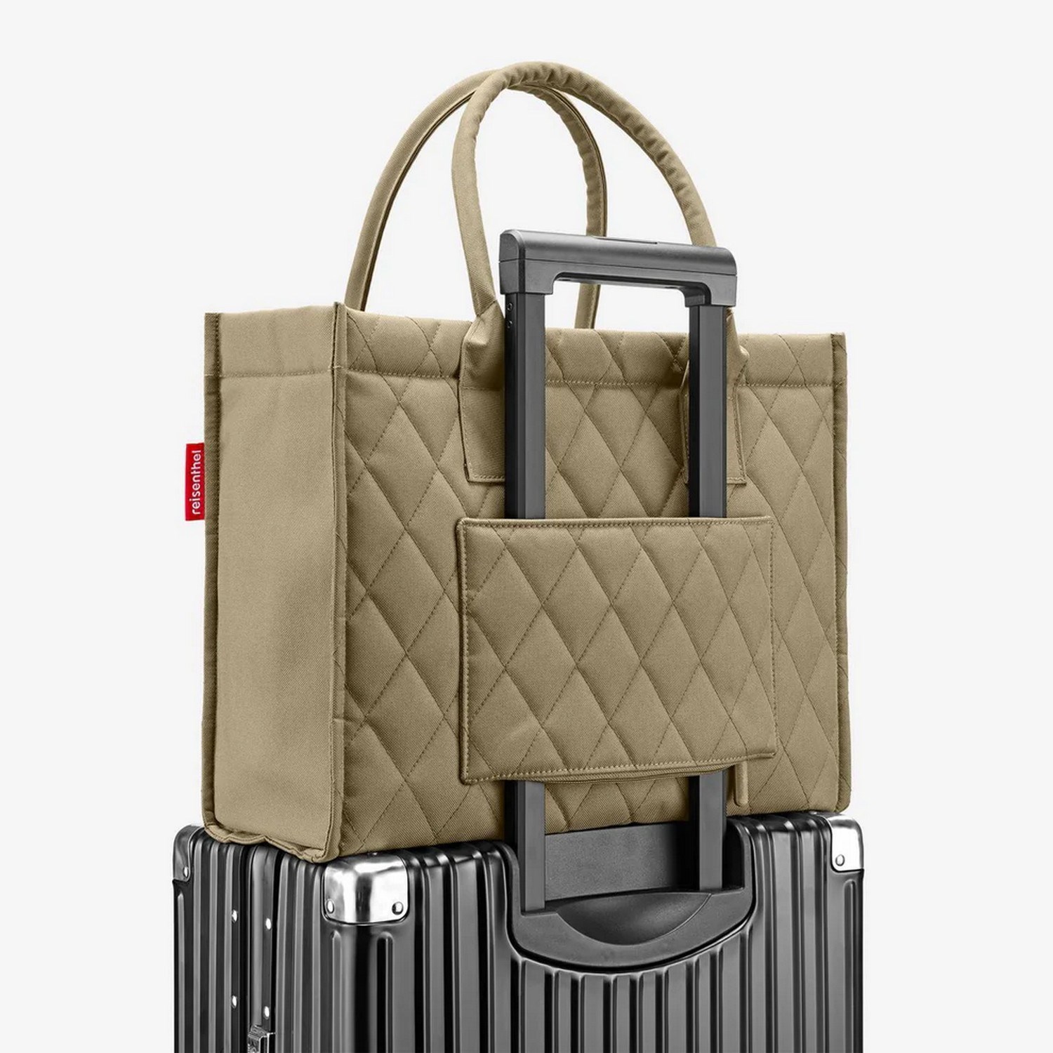 Taška přes rameno Reisenthel Daily Shopper business rhombus olive_1