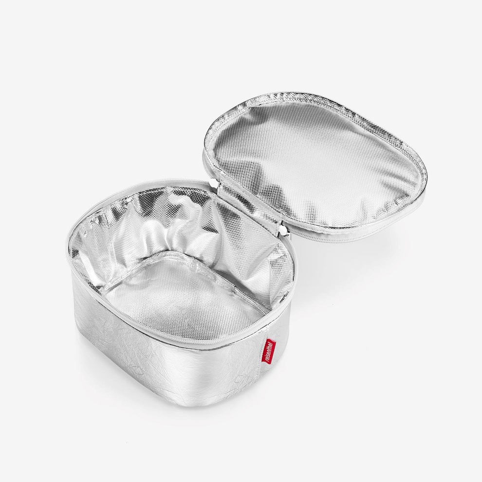 Termobox Reisenthel Coolerbag S pocket silver crackle_2