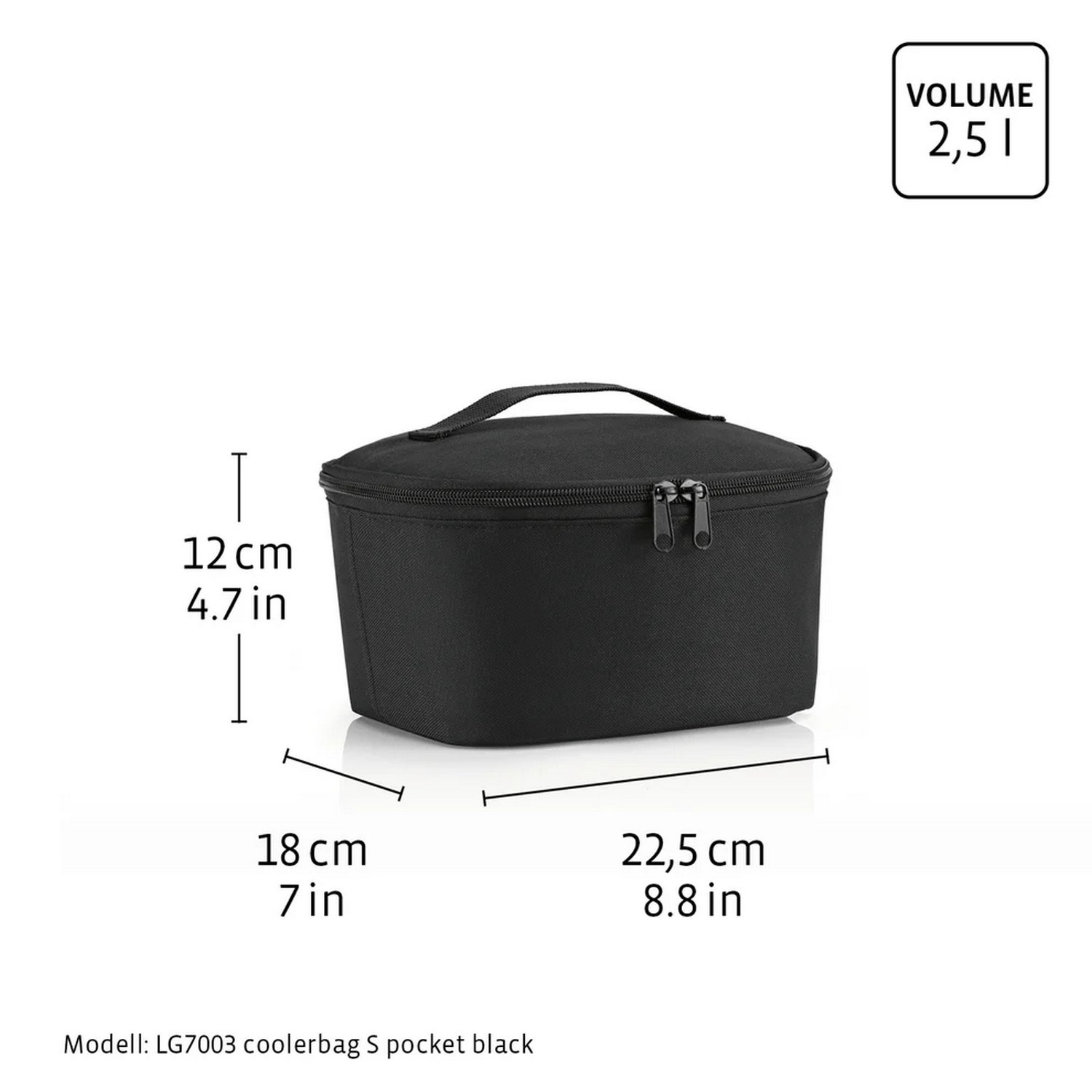 Termobox Reisenthel Coolerbag S pocket silver crackle_3