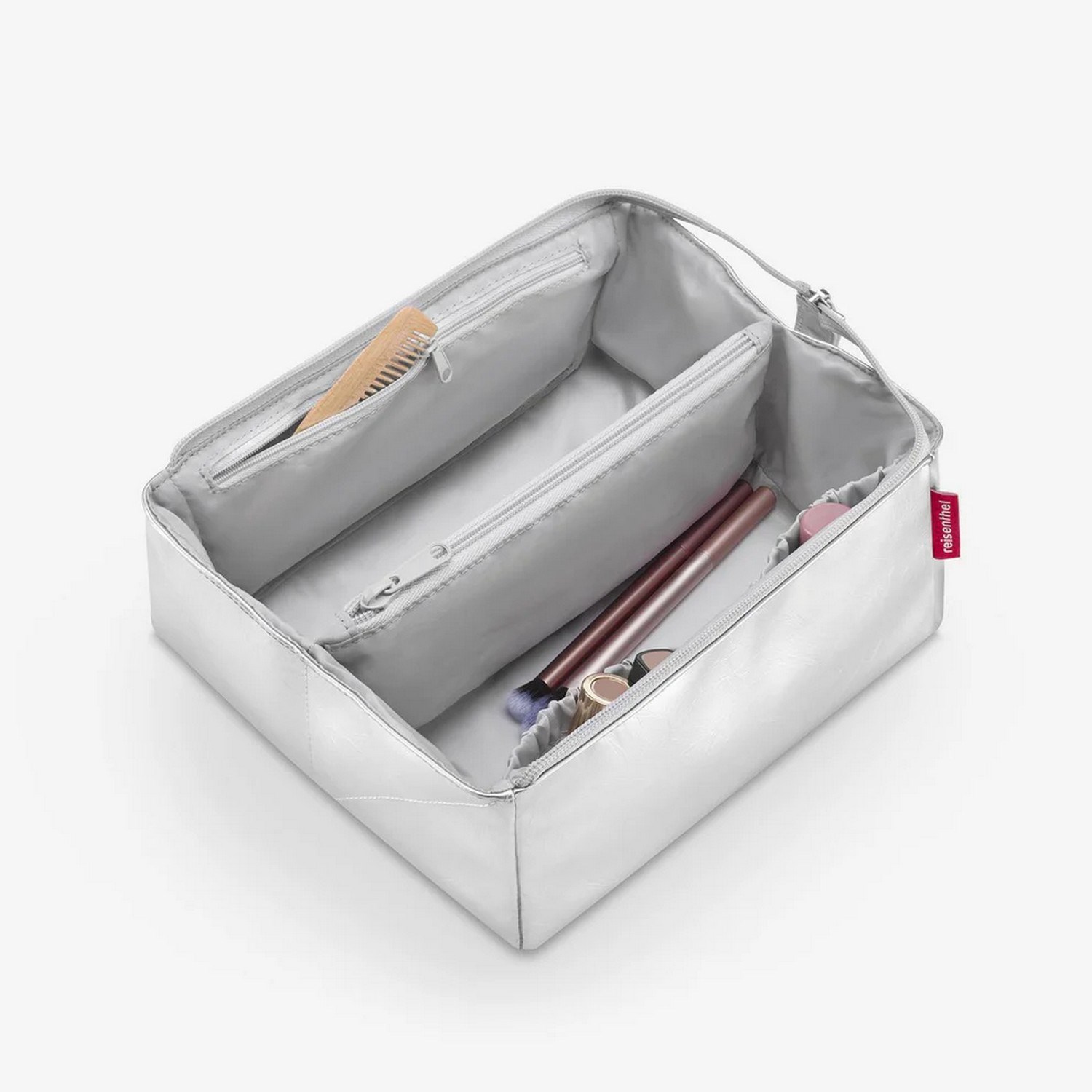 Kosmetická taška Reisenthel Fold Case silver crackle_0