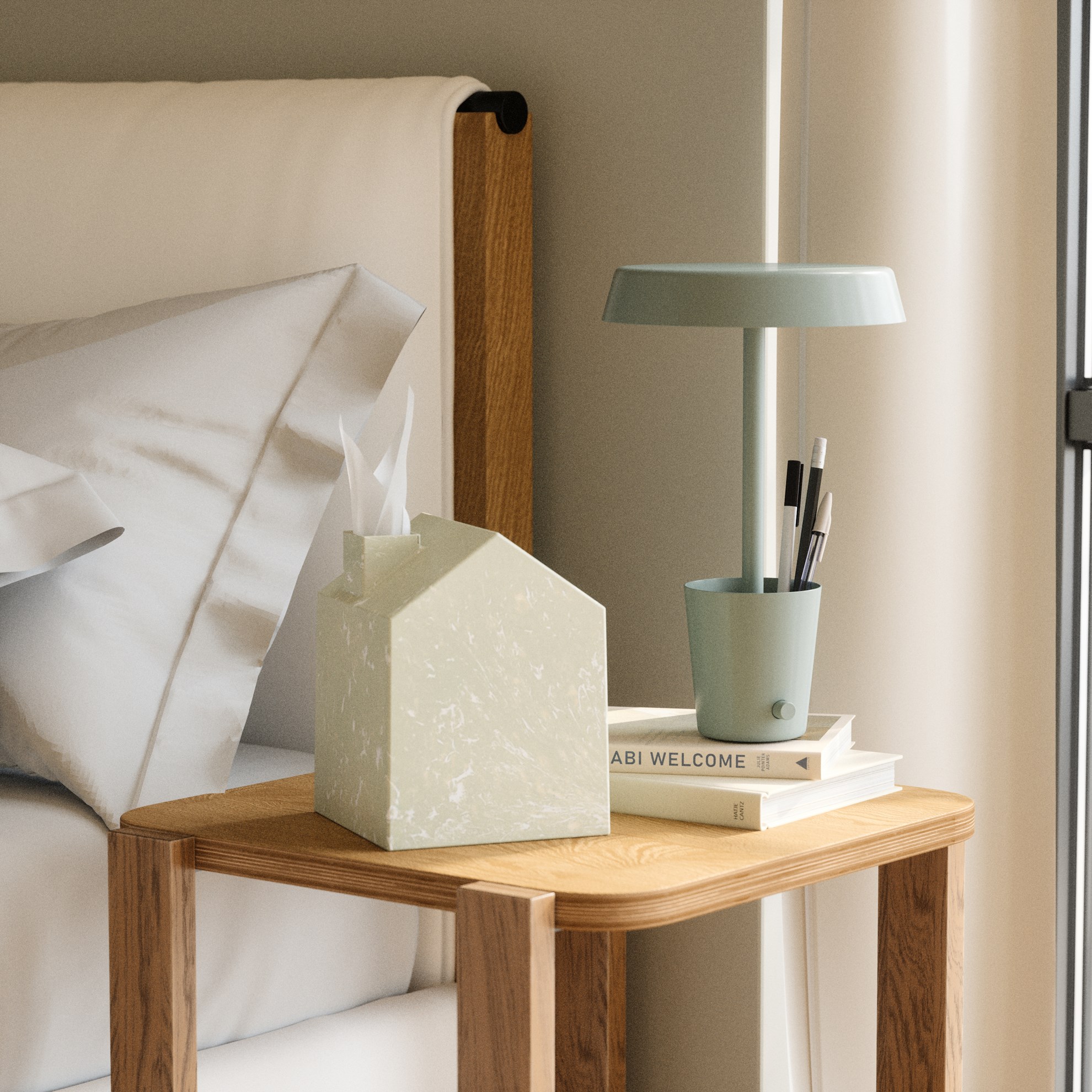 Kryt krabičky papírových kapesníků Umbra CASA ocean sand_3