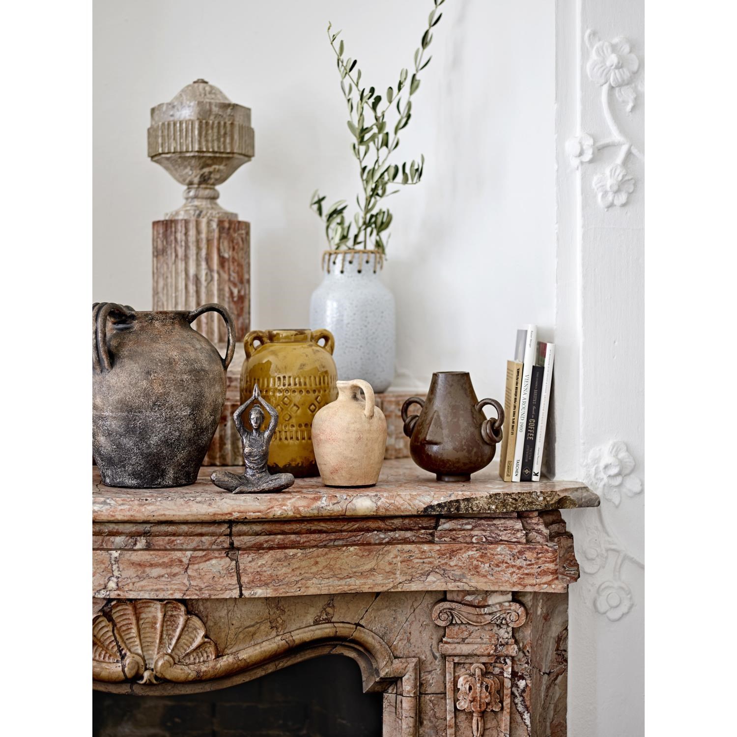 Keramická váza JANEL V.28 cm šedá_0