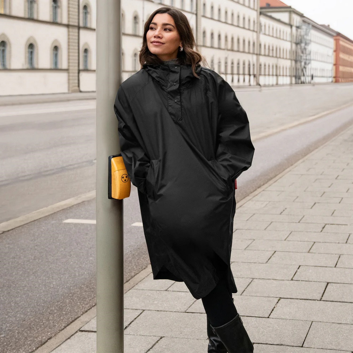 Skládací pláštěnka Mini Maxi Raincoat black_1