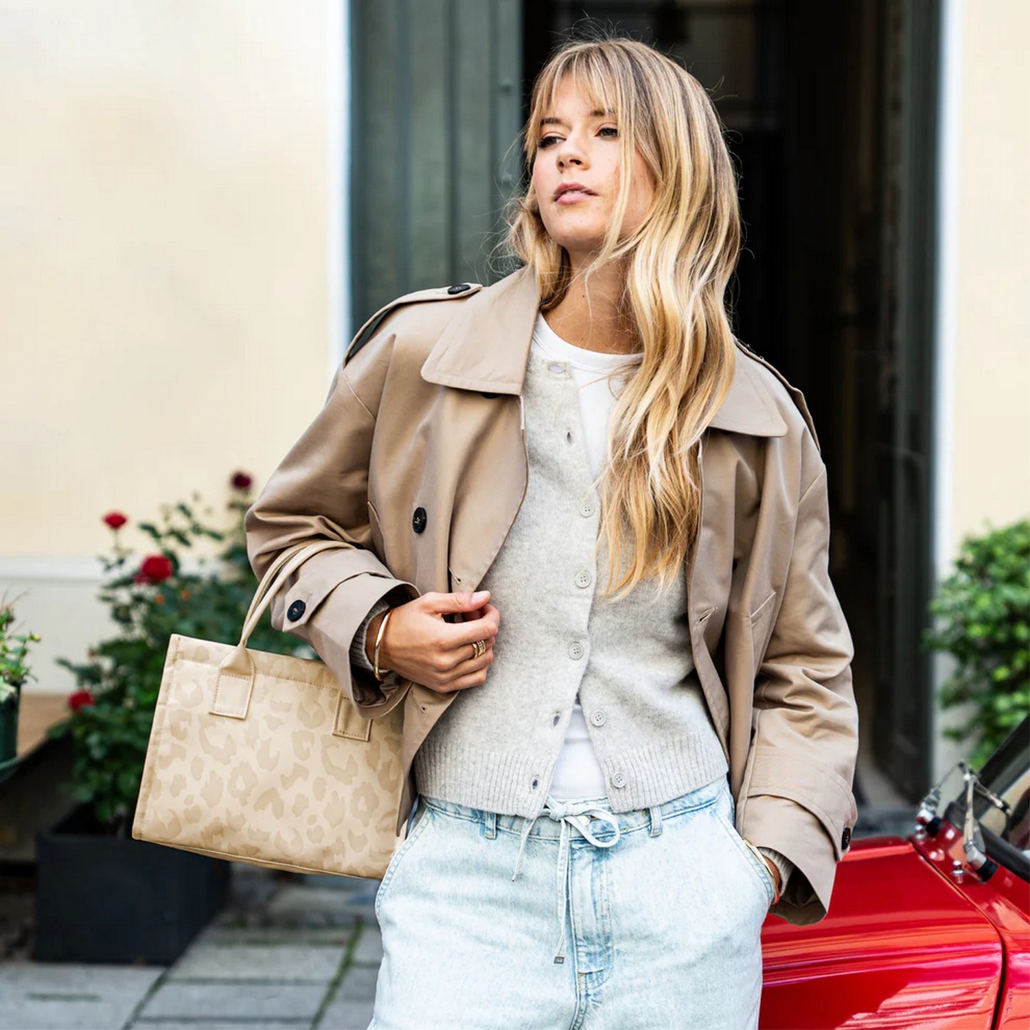 Taška přes rameno Reisenthel Daily Shopper XS leo vanilla_1