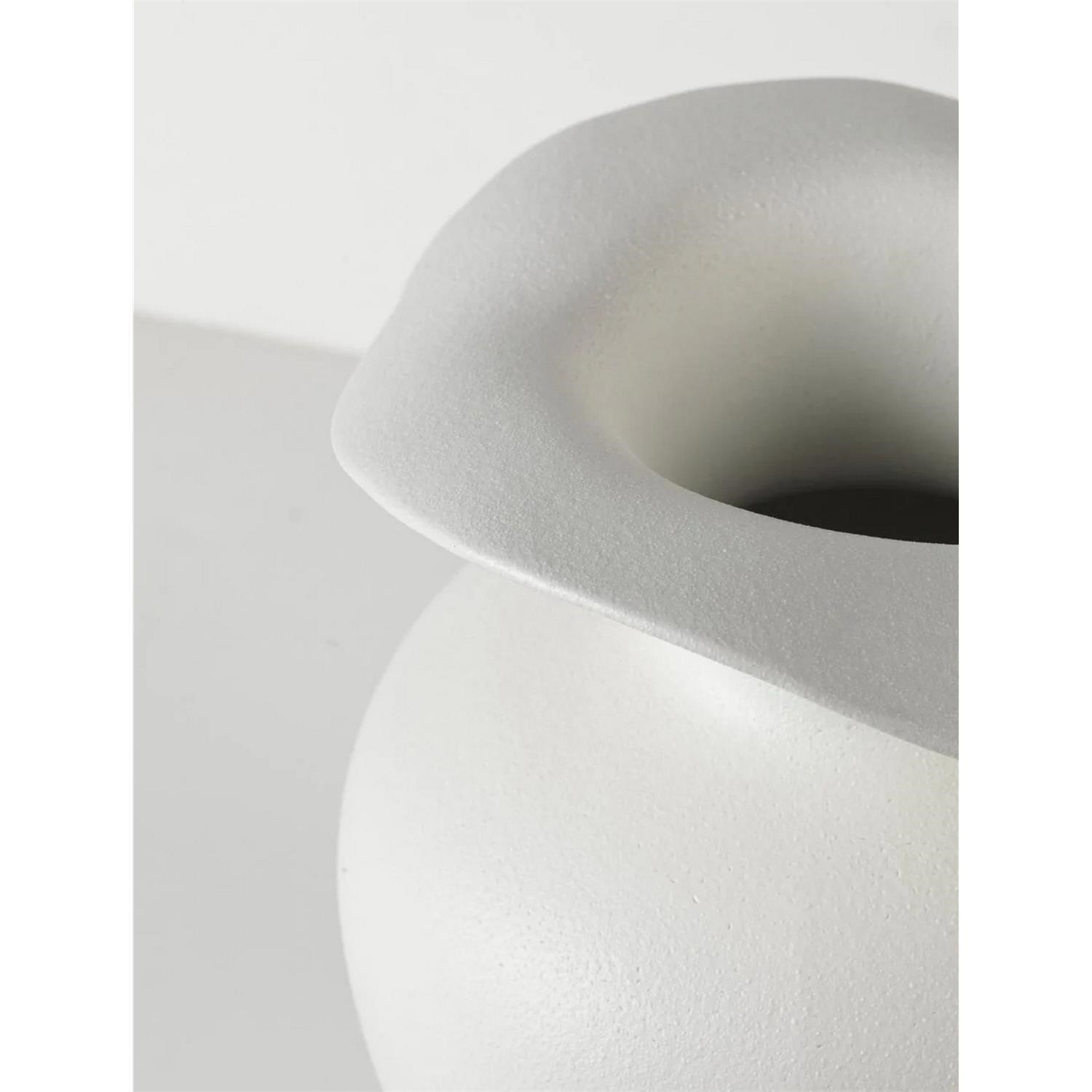 Váza Broste FLORENTINA S V.22,5 cm bílá_1