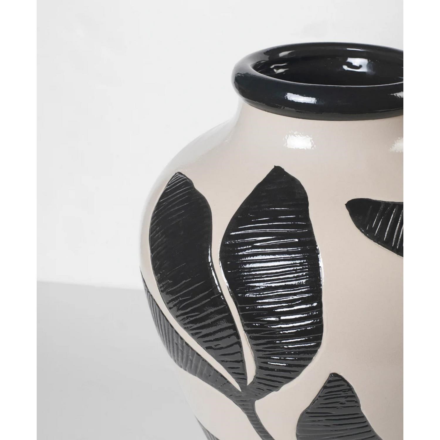 Váza Broste HERBERT V.30 cm bílá_1