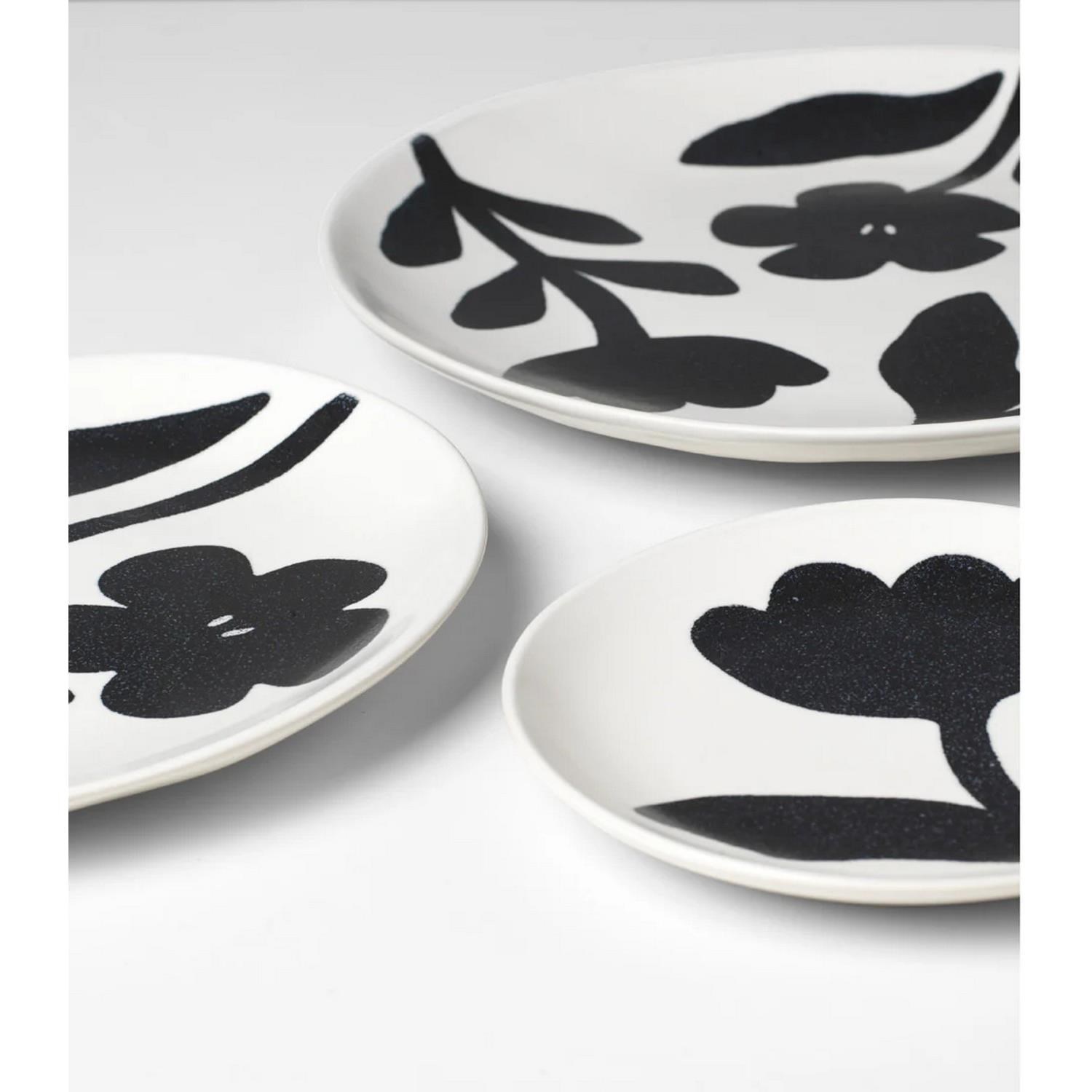 Dezertní talíř Broste FLORA P.20 cm bílý_4