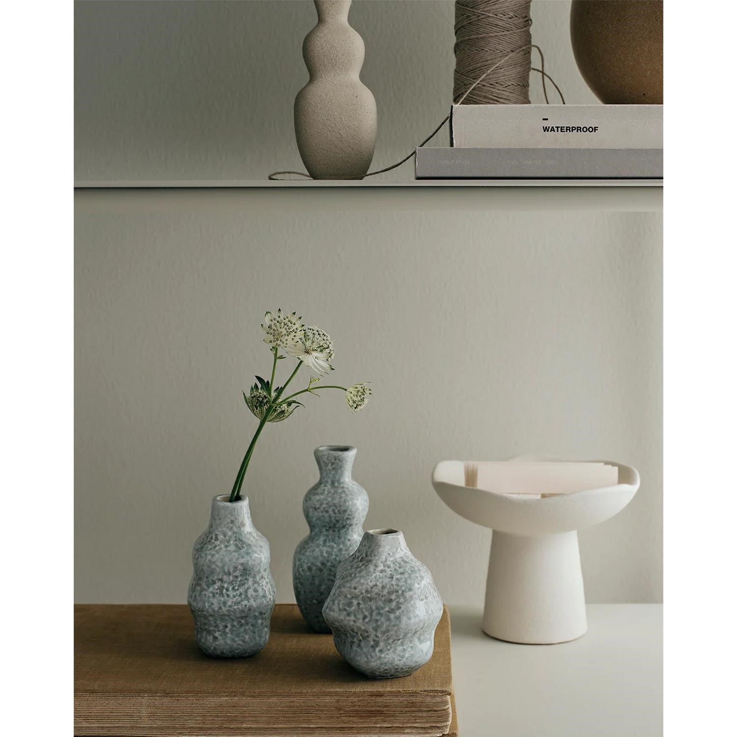 Svícen Broste MOMO V.9 cm bílý_0