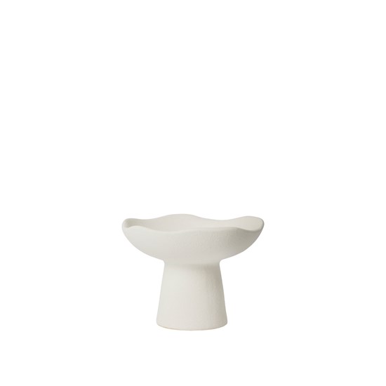 Svícen Broste MOMO V.9 cm bílý_0