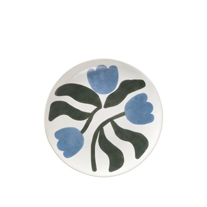 Mělký talíř Broste DORA P.26 cm bílý_3