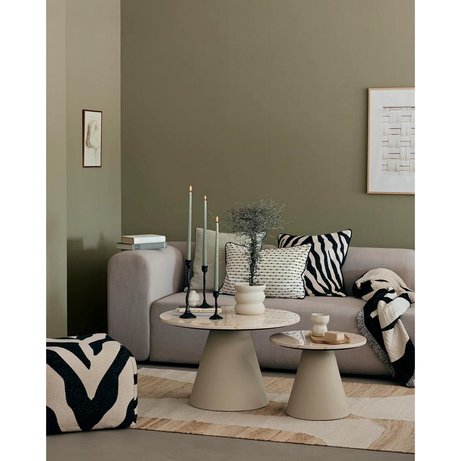 Květináč Broste MINNA V.12 cm bílý_0