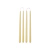 Svíčka kulatá dlouhá GLOSSY V.38 cm SET/4 ks žlutá_1