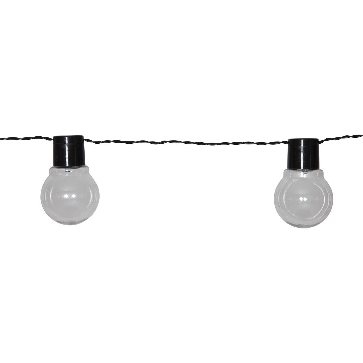 LED solární řetěz PARTAJ 10xLED D.1,8m černý_0