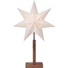 Papírová hvězda na dřevěném podstavci KARO V.55 cm_3
