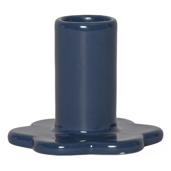 Porcelánový svícen BLOOM SET/2ks modrý_2