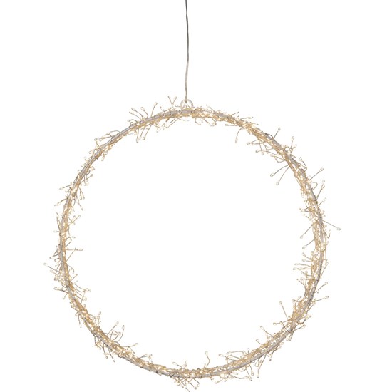 Závěsný svítící věnec BONFIRE 640xLED P.37cm čirý_2