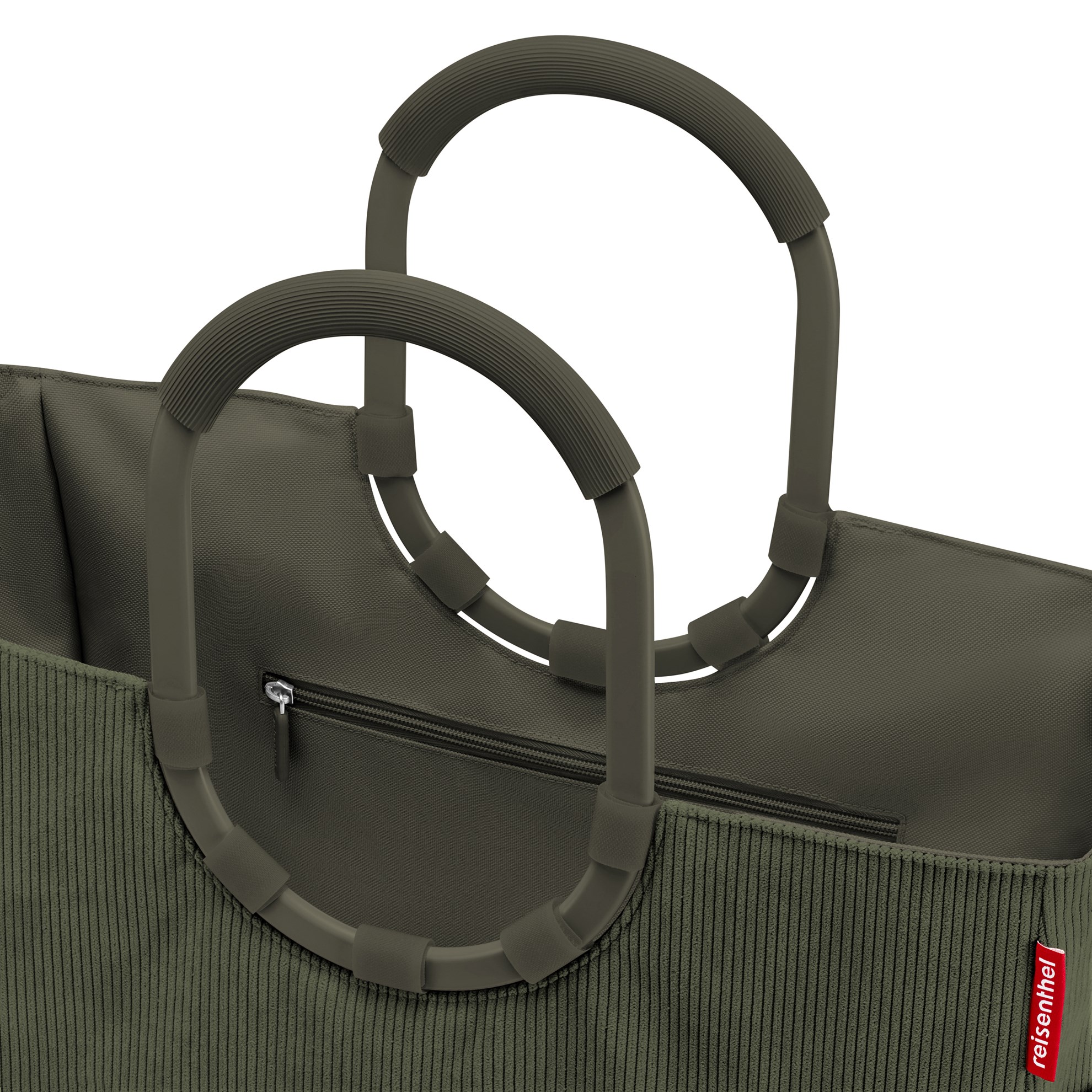 Módní taška Reisenthel Loopshopper L cord dark matcha_1
