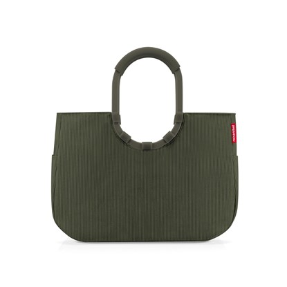 Módní taška Reisenthel Loopshopper L cord dark matcha_3