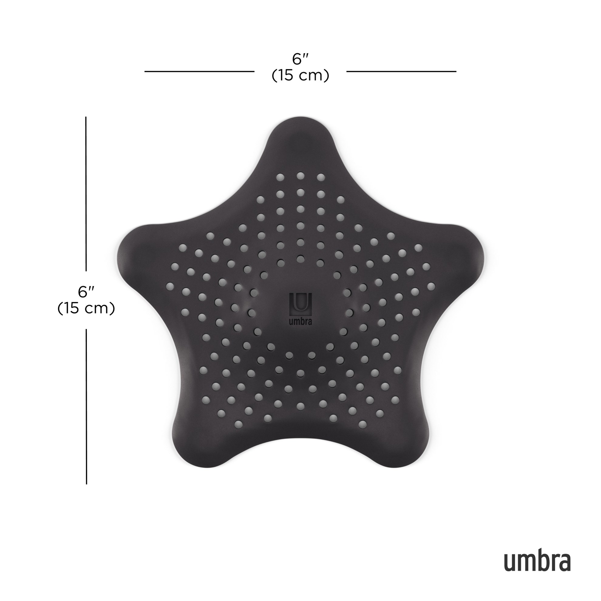 Sítko do dřezu, vany Umbra STARFISH černé_0