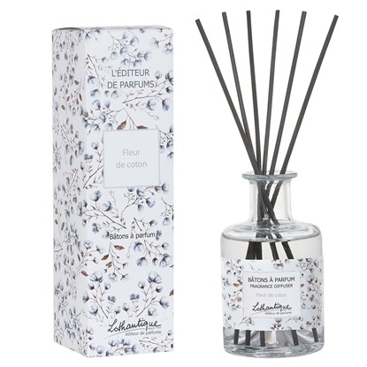 Vonný difuzér s dřívky 200 ml L'editeur De Parfums - bavlněný květ_0