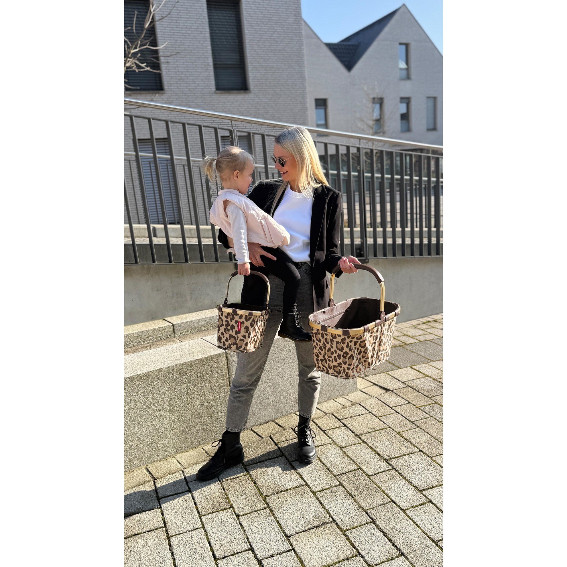 Nákupní košík Reisenthel Carrybag XS frame leo macchiato_1