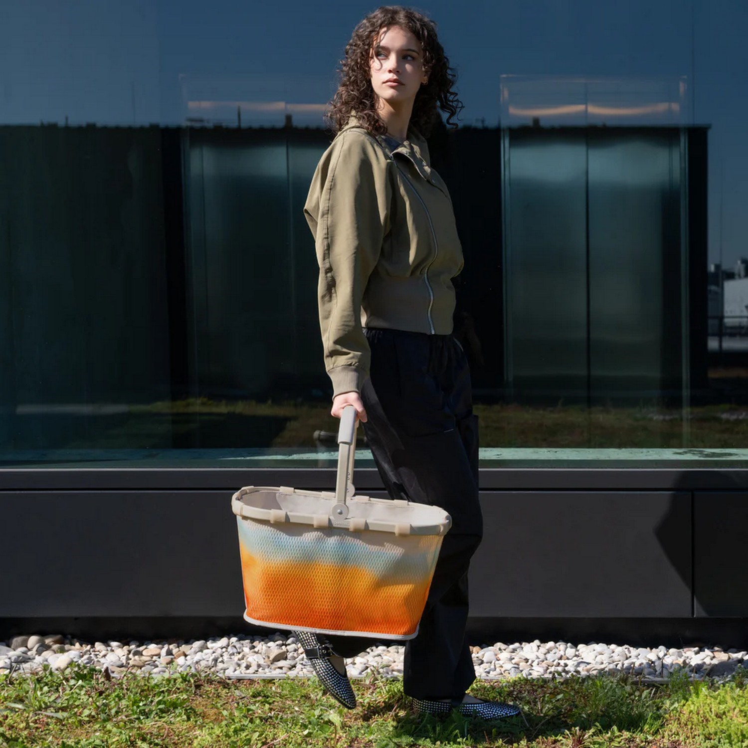 Nákupní košík Reisenthel Carrybag mesh tropical_2