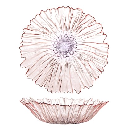 Skleněná mísa MARIKO P.31 cm růžová_4