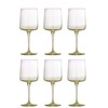 Sklenice na víno LUCIANA 430 ml SET/6 ks světle zelené_4