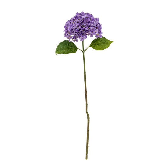 Umělá květina hortenzie 73 cm fialová_0