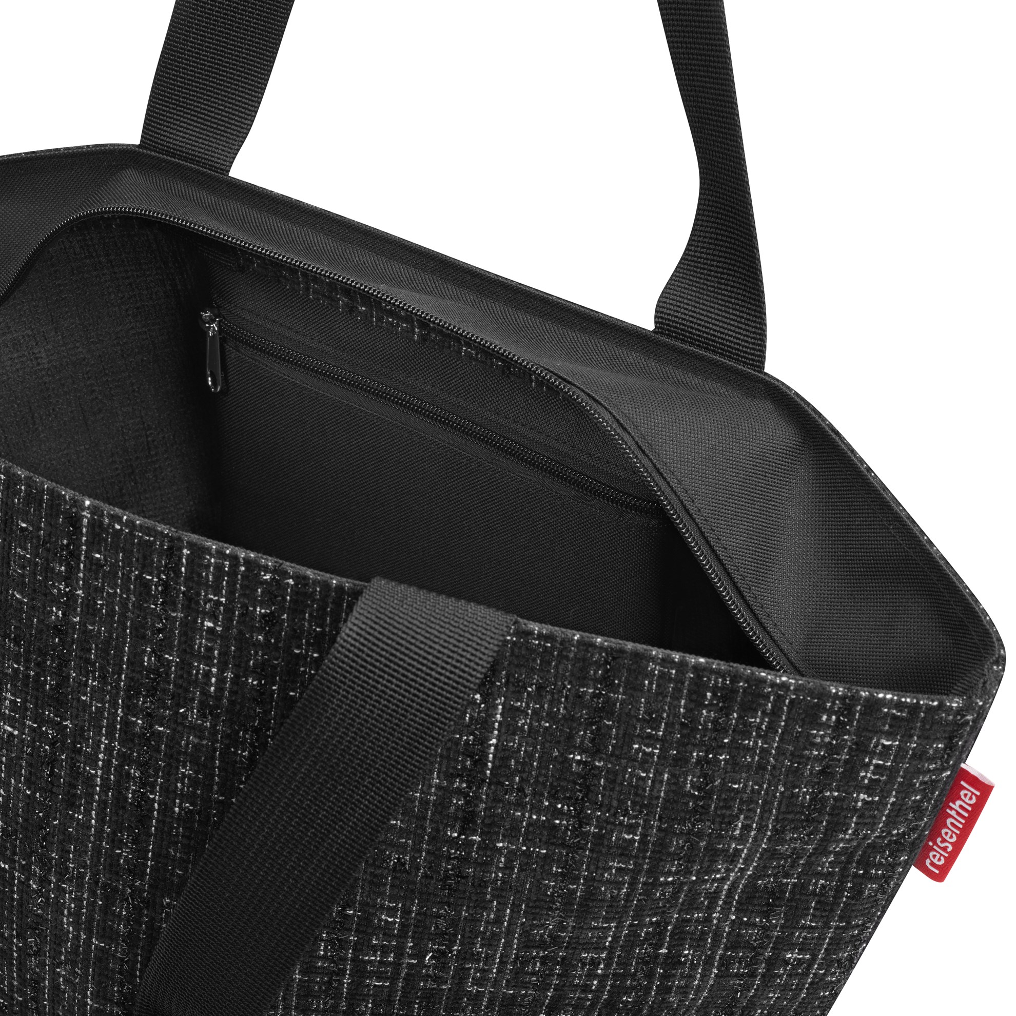 Taška přes rameno Reisenthel Shopper M bouclé black_1