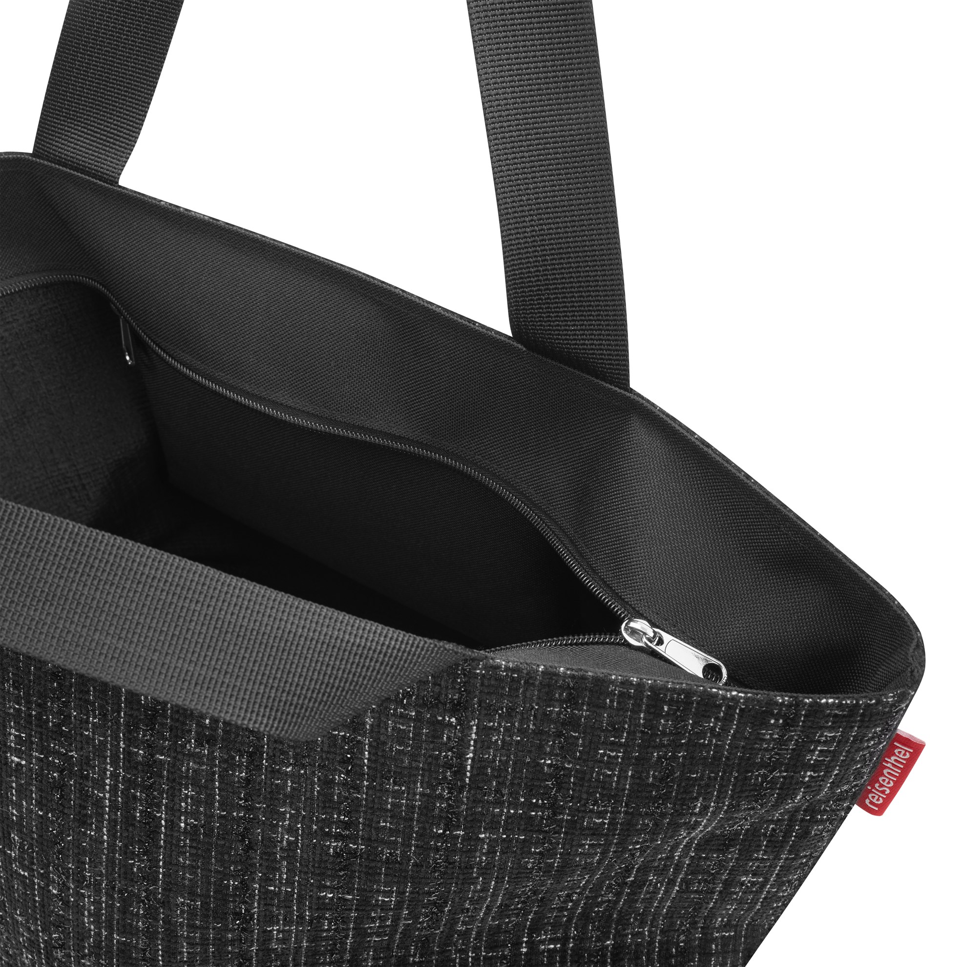Taška přes rameno Reisenthel Shopper M bouclé black_2